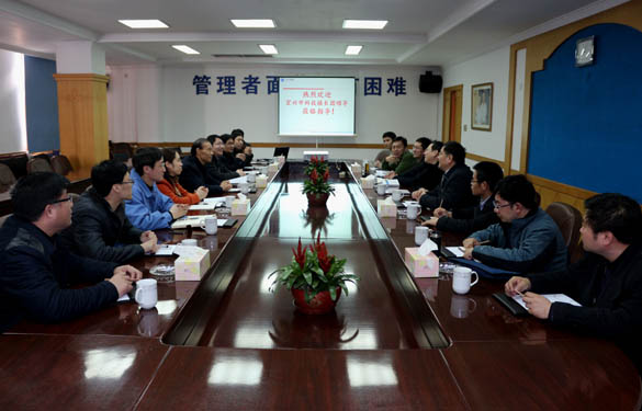 2015年3月12日，宜兴市科技镇长团一行来新利体育luck18电缆调研