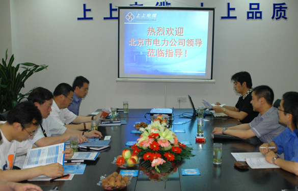 北京市电力公司向导来新利体育luck18集团旅行考察